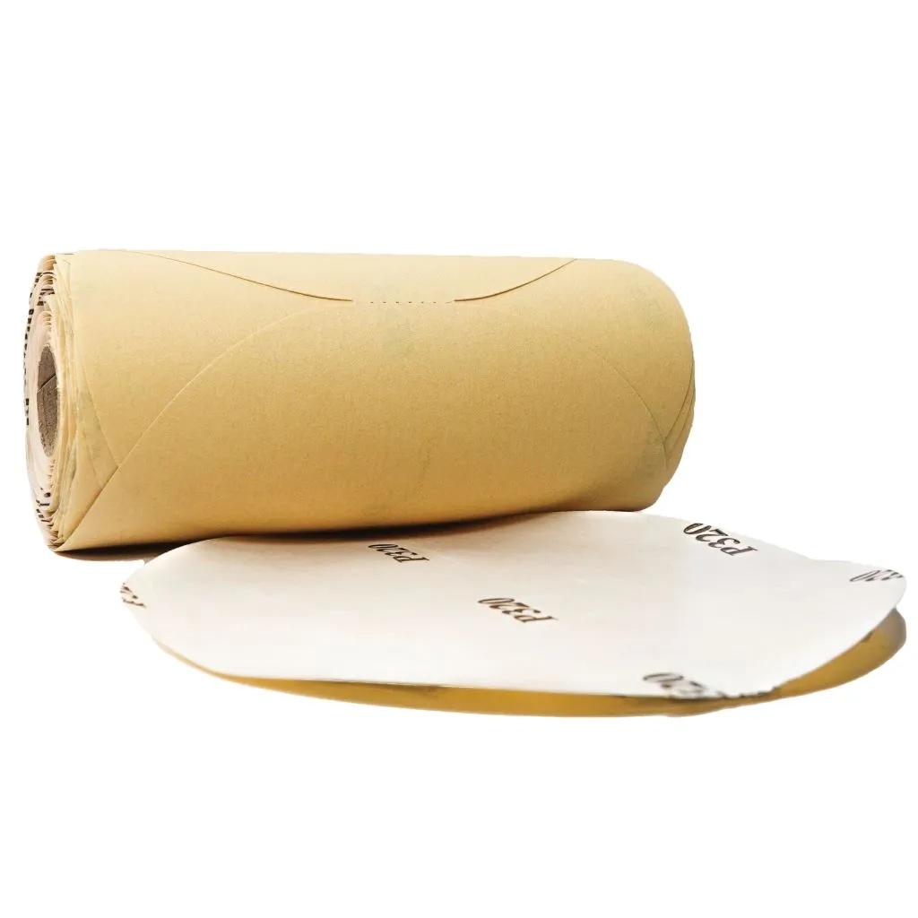 Picture of Arc Abrasives 6In 320G Gold Stearate Roll 100Ft Paper Shop Roll